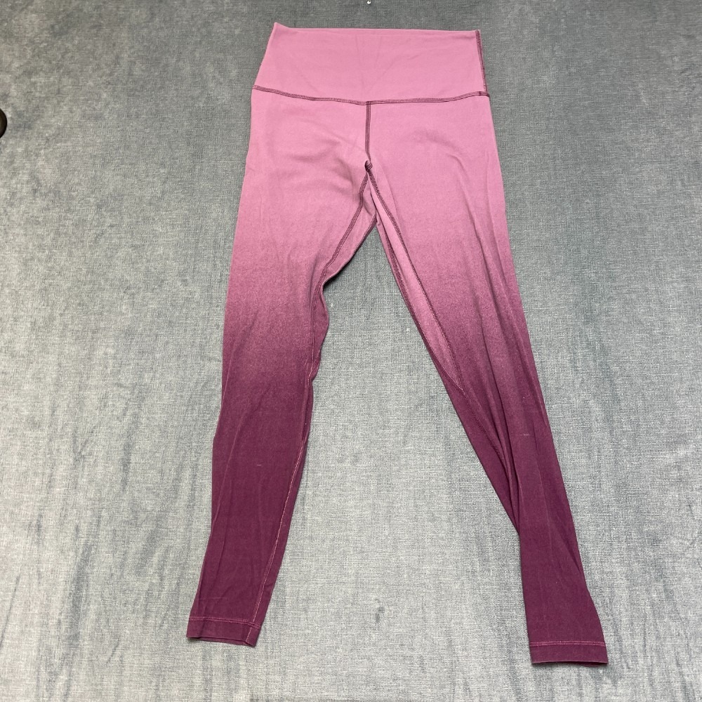 Lululemon Align Ombre Leggings Womens 8 Purple High Waisted Running Performance